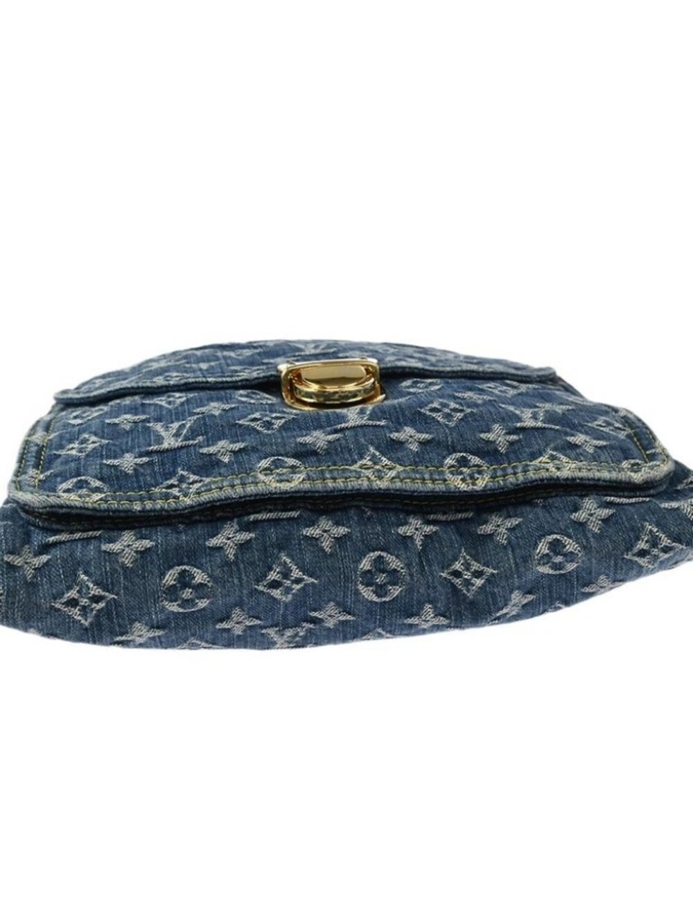 Louis Vuitton Monogram Denim Flat Shopper Tote Handbag - Picture 4 of 10